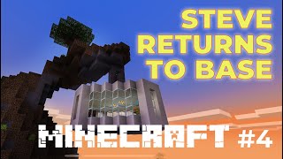 Steve returns to the base | Minecraft | #4 Resimi