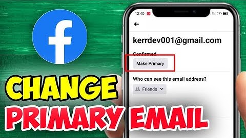 How to Change PRIMARY EMAIL Address on Facebook (Updated 2025)