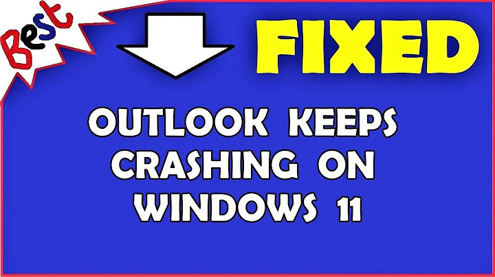 Outlook keeps crashing on Windows 11