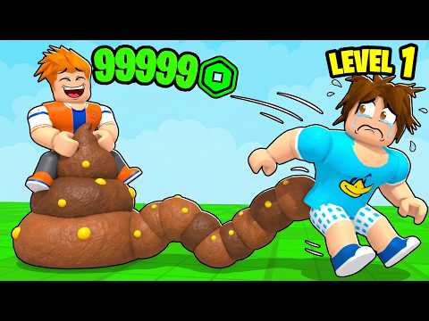 I SPENT ALL MY ROBUX TO MAKE THE BIGGEST POOP IN THE WORLD AND TROLL MY FRIEND…