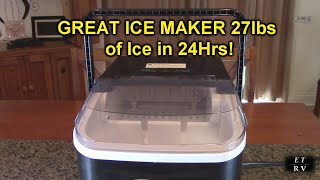 GREAT Silonn Ice Maker for Countertop,  27lbs of Ice in 24Hrs, SelfCleaning FULL TEST & REVIEW!