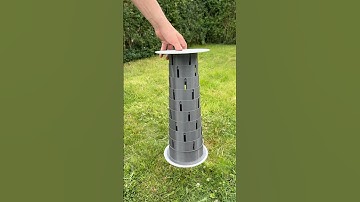 This 3D-printed stool holds up to 80 kg/176lbs🤩#layerworks #stool #chair #compact