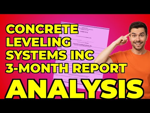 My Take on Concrete Leveling's Risky Merger &amp; Going Concern