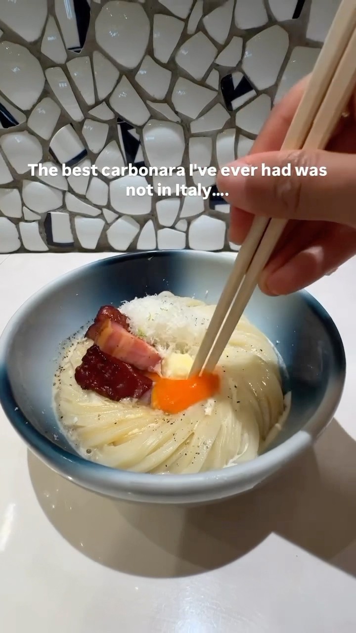 The BEST carbonara was in JAPAN?