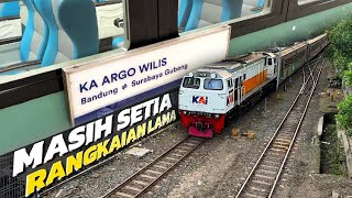 RAJA SELATAN YANG “KETINGGALAN” KAPAN GANTI RANGKAIAN?? Naik Kereta Argo Wilis Full Bandung-Surabaya