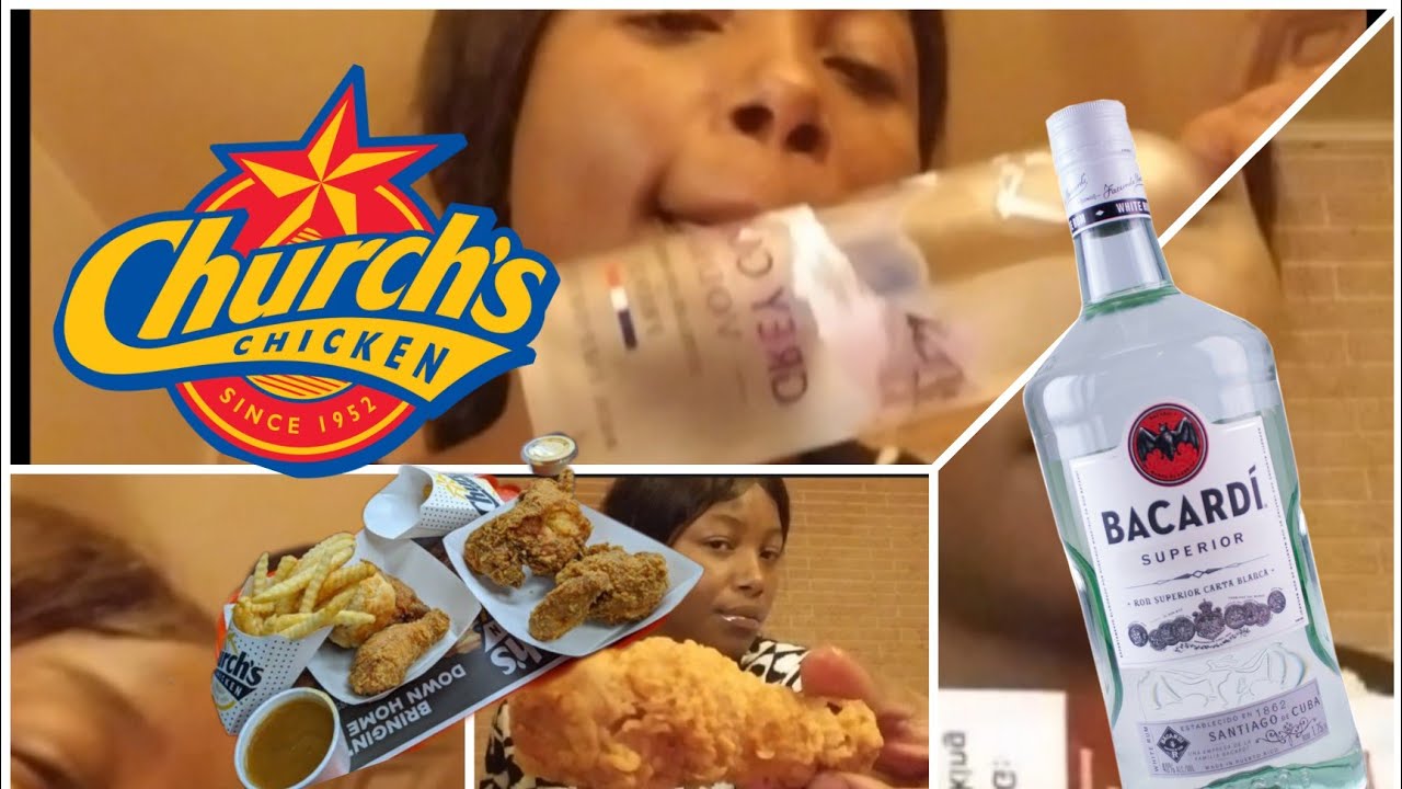 Churches Chicken Mukbang + Get Drunk Wimme Christmas eve + Smoke sesh 🥰