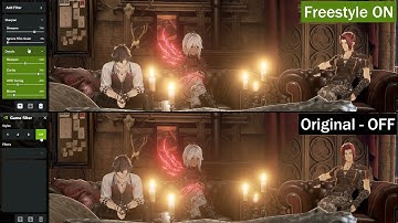 Code Vein (PC) 4K - (Nvidia FreeStyle) Add Filter(s): Sharpen / Details ~ Settings