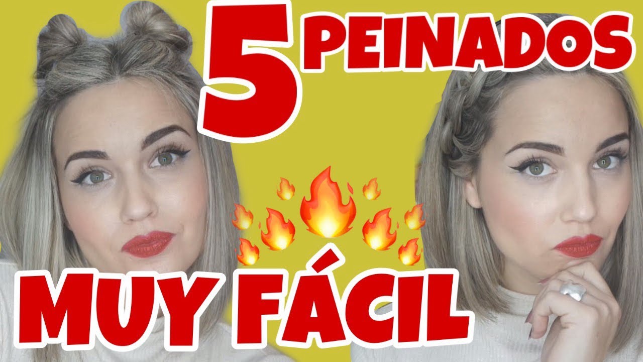 PEINADOS FACILES Y RAPIDOS PARA CABELLO CORTO 2019//PEINADOS FACILES CON TRENZA