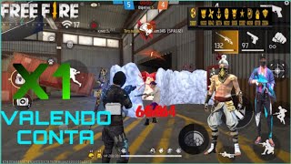 FOI X1 VALENDO CONTA MAS NÃO QUIS !!(FREE FIRE)MOBILE IPHONE 7