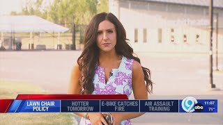 Confusion surrounding Amphitheater lawn chair policy