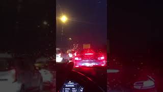 Audi A4 Gece Sürüşü Trafi̇k