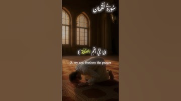 اكتب شيء تؤجر عليه 🤍 🤲🏻 #quran #اسلام #قرآن #راحة_نفسية #سورة_لقمان