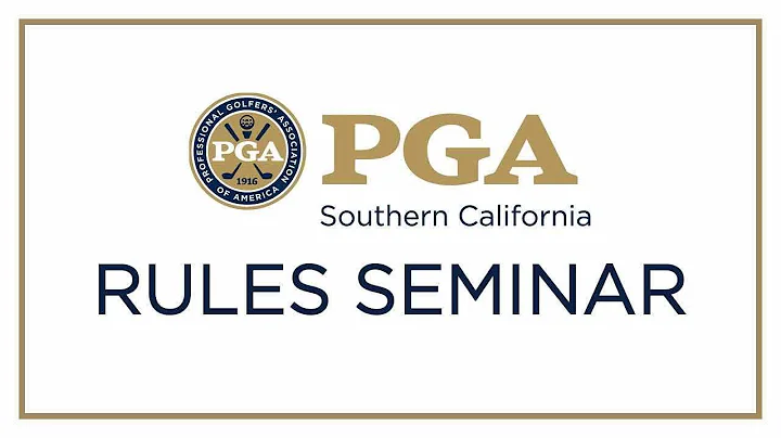 SCPGA Rules Seminar