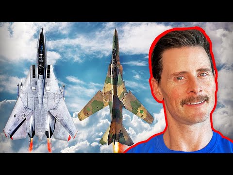 F-14 vs MIG-23 Real World Dogfight | Thunderbird Fighter Pilot Reacts