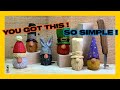 Choose Your Gnome - Simple Beginner Friendly Woodcarving Tutorial For any Season