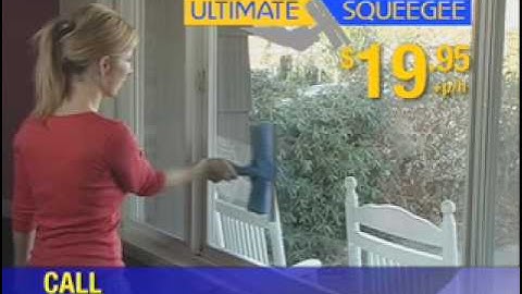 The Ultimate Squeegee™ 2-Minute Infomercial