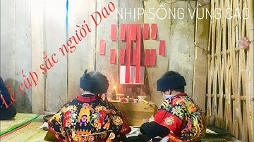 Trích đoạn video dạy con làm việc trong Lễ cấp sắc của người Dao ở Hà Giang