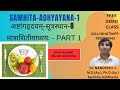 Matrashitiya adhyayasamhita adhyayana 1ayurveda360 online bams coaching free demo classbams