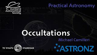 Occultations with Michael Camilleri - Practical Astronomy - May 2026