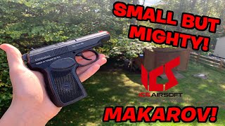 ICS BLE PM2 Makarov Overview & GAMEPLAY || Non Blowback Airsoft Pistol || QSAirsoft