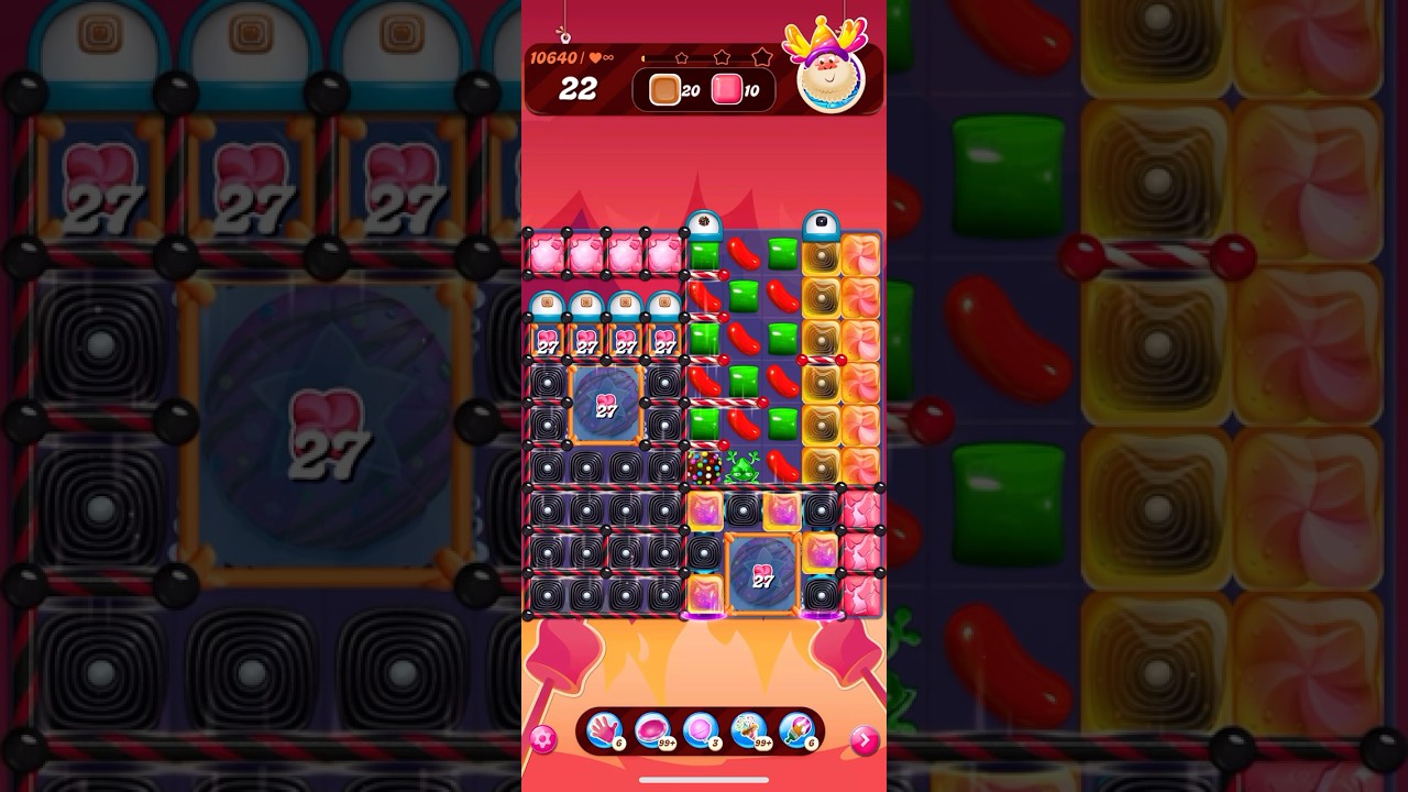 Candy Crush Saga Level 10640 21 moves NO BOOSTERS
