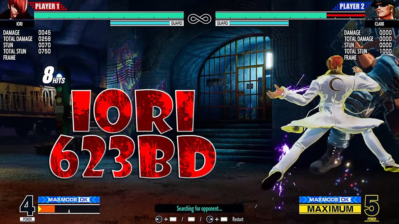 KOF XV: IORI - How to use 623BD !