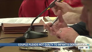 Bismarck couple plead not guilty to child's death