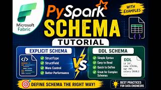 PySpark Schema Tutorial | Explicit Schema vs DDL Schema Explained | Microsoft Fabric