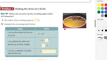 10 7 Areas of Circles and Sectors