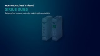 Produktové video SIRIUS 3UG5 Relé pro monitorování proudu a napětí