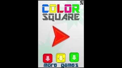 Color Square - android game menu