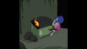 spam on fire #deltarune #animation #deltaruneanimation #spamton #kris #krisdeltarune #fire #silly