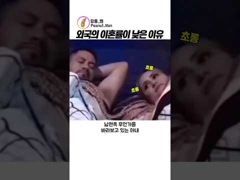 외국의 이혼률이 낮은 이유