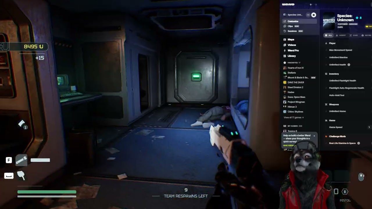 Species: Unknown Cheat Play (Unlimited Health)