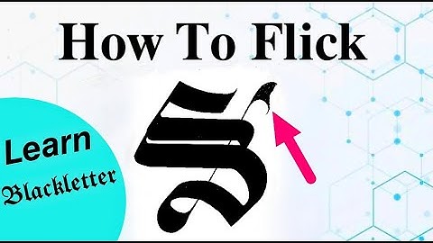 Blackletter Calligraphy || Gothic Calligraphy Alphabet|| Blackletter