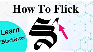 Blackletter Calligraphy || Gothic Calligraphy Alphabet|| Blackletter