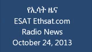 ESAT Ethsat.com Radio News October 24 2013 Ethiopia