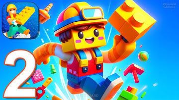 Toy City: Block Building 3D - Gameplay Walkthrough Part 2 - Design Blocks, Achieve Greatness