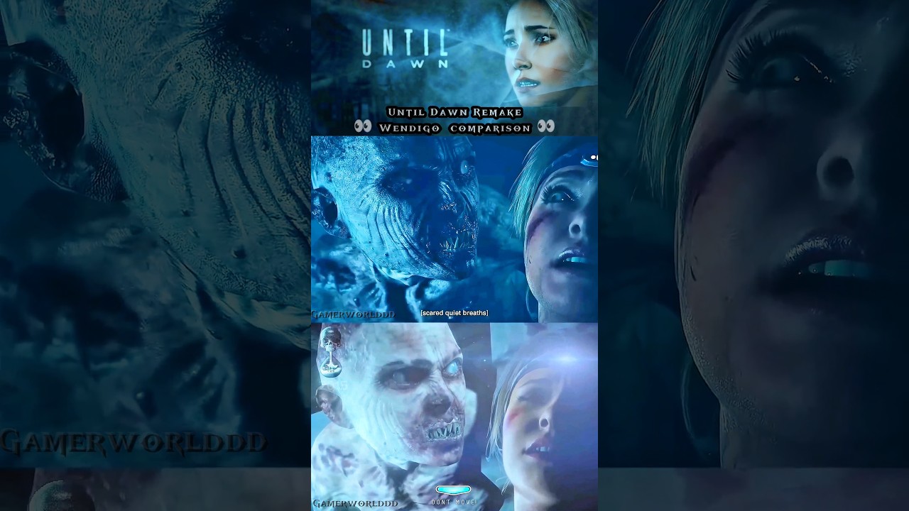 👀 Comparison Wendigo(2015 _2024) _Until dawn Remake 👀 (Ps5)
