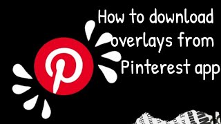 How to download overlays from Pinterest app and apply it in picsart👍🏻(simple method) screenshot 5