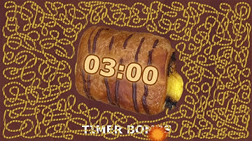 3 Minute Pastry Timer Bomb – Chocolate Pastry Countdown ⏱️💣