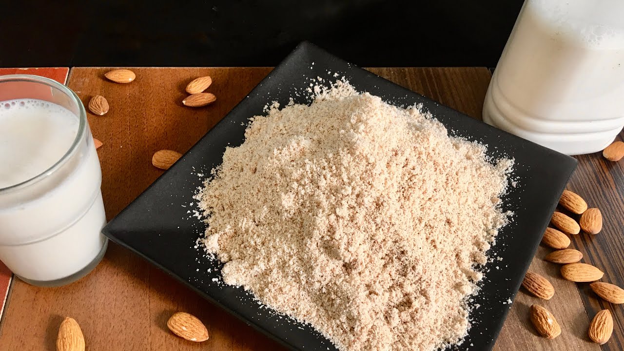 How- to make Almond Milk and Flour in one process