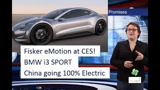 ecoTEC 33: Fisker eMotion solid state battery, BMW i3 SPORT