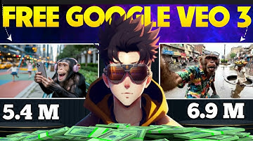 How to make free videos from google veo 3|ai monkey vlogs kaisa banay|full tutorial