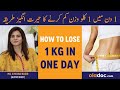 Lose 1Kg In One Day Easy Diet Plan To Lose Weight Fast 100 Success Wazan Kam Karne Ka Tarika