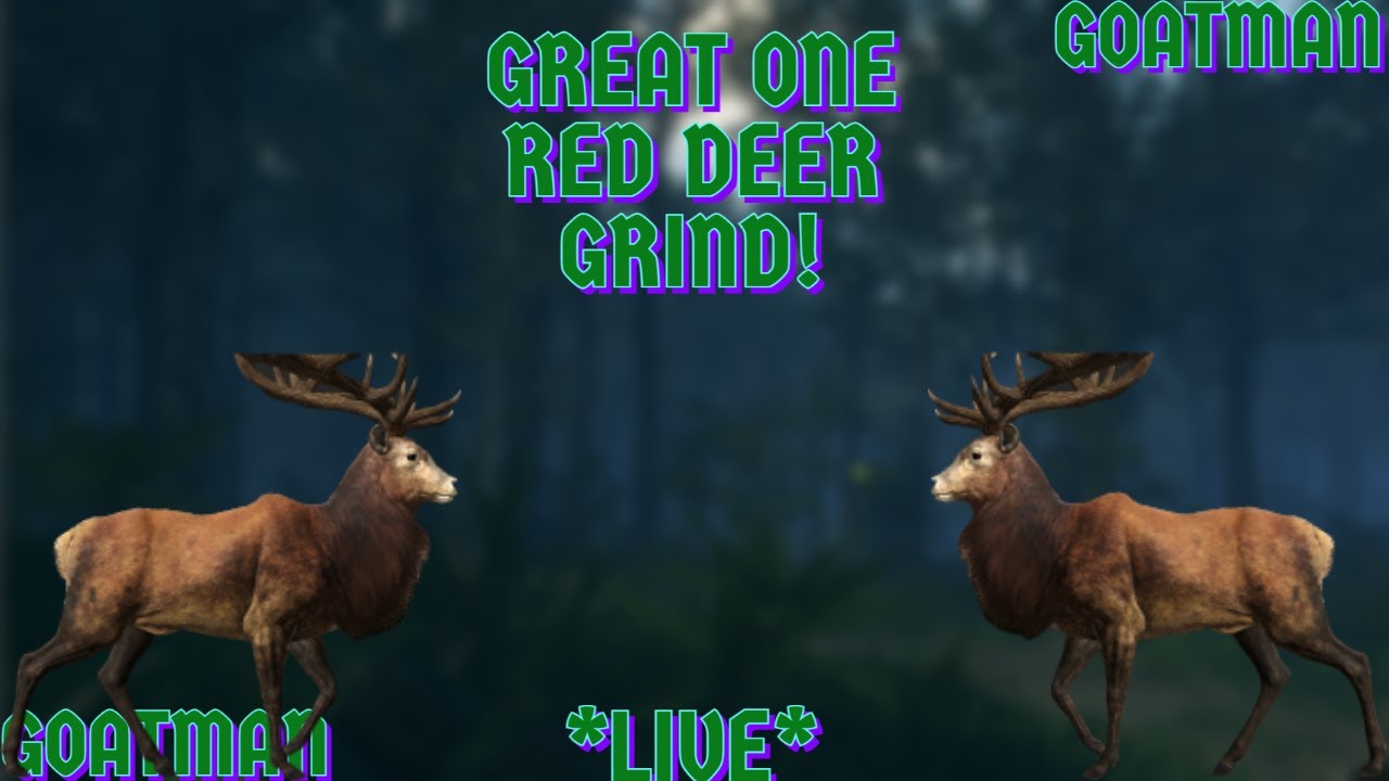 GREAT ONE RED DEER GRINDING IN CALL OF THE WILD (0 diamonds) YouTube