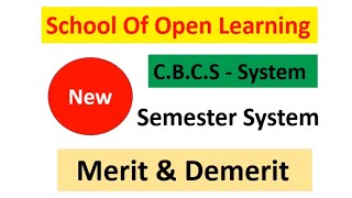 Famous SOL CBCS System And Syllabus and semester system Wealth