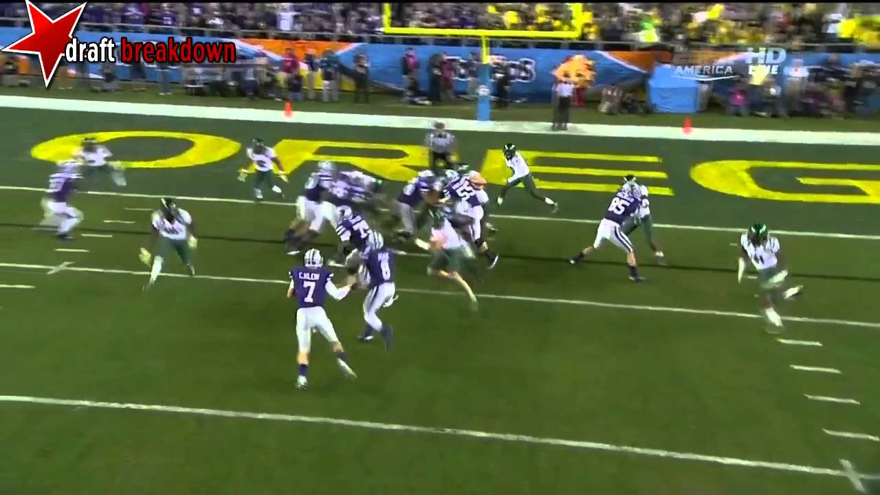 Cornelius Lucas (LT, Kansas State) vs Oregon 2012 YouTube