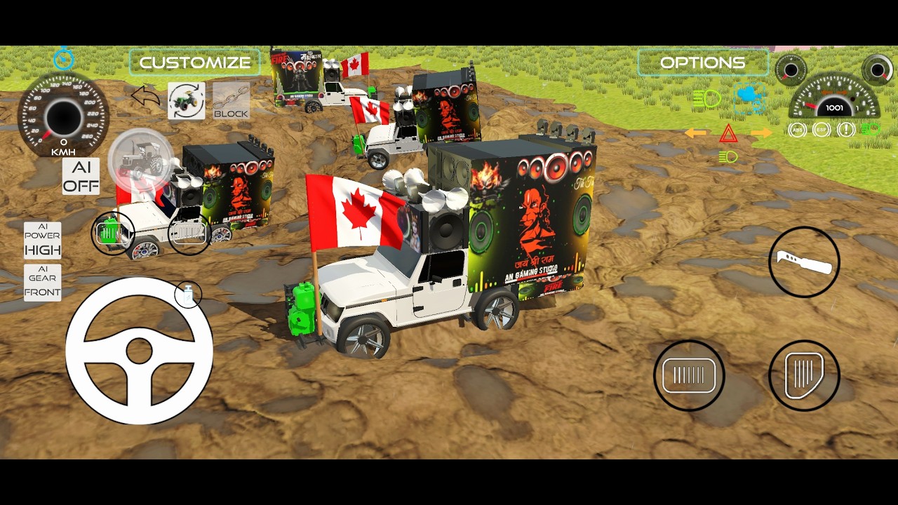 || Char D.J Pick up || And Lodded || 🔥🔥 || Android phone || Modified D.J Pick up || Off Roading ||