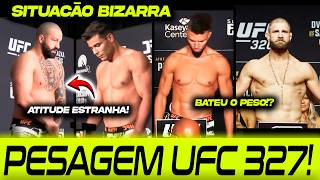 🚨SITUAÇÃO BIZARRA NA PESAGEM DO UFC 327! JIRI PROCHAZKA X ULBERG, PAULO BORRACHINHA e JHONNY WALKER